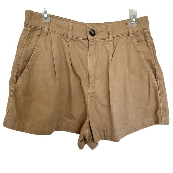 Free People Pants - Free People Women Billie Chino Short Size 4 Medium Khaki Cotton NWOT 2.5" Inseam